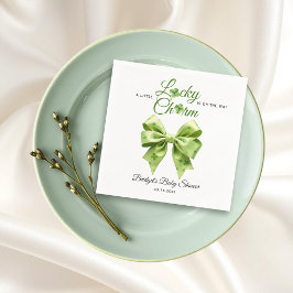 Lucky Charm Bow St. Patrick's Day baby shower Servet