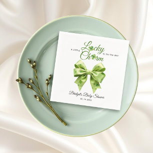 Lucky Charm Bow St. Patrick's Day baby shower Servet