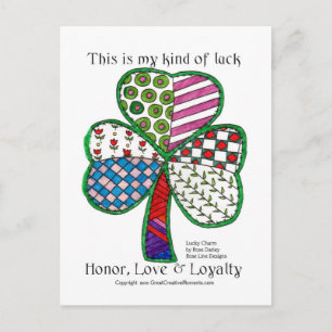Lucky Charm-Briefkaarten Briefkaart