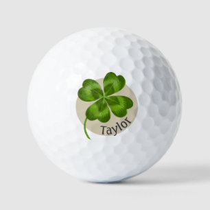Lucky Charm Clover Gepersonaliseerd Goed Luck Golfballen