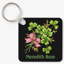 Lucky Charm Clover  Gepersonaliseerd Goed Luck