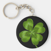 Lucky Charm Clover Shamrock Good Luck Sleutelhanger (Voorkant)