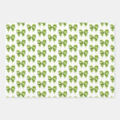 Lucky Charm Clover St. Patrick's Day Baby shower Inpakpapier Vel (Voorkant 3)