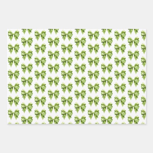 Lucky Charm Clover St. Patrick's Day Baby shower Inpakpapier Vel (Voorkant 3)