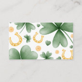 Lucky Charm Diaper Raffle Insert Informatiekaartje (Achterkant)