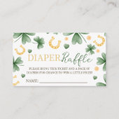 Lucky Charm Diaper Raffle Insert Informatiekaartje (Voorkant)