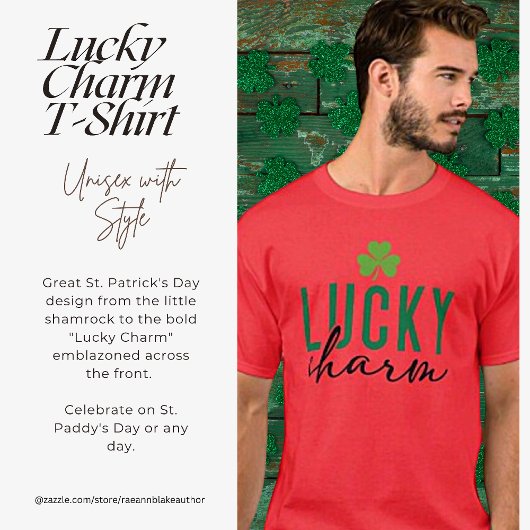 Lucky Charm en Shamrock Unisex T-shirt