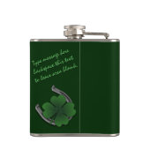 Lucky Charm Flask St. Patrick's Luck Drink Flask Heupfles (Achterkant)