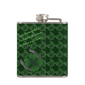 Lucky Charm Flask St. Patrick's Luck Drink Flask Heupfles (Achterkant)