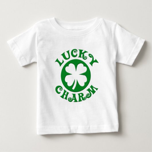 Lucky Charm Green/White Cirkel (Voorkant)