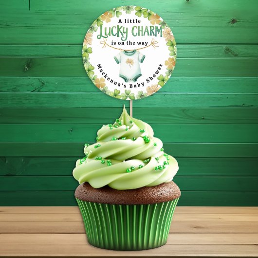 Lucky Charm Iers Baby shower voor Sticker
