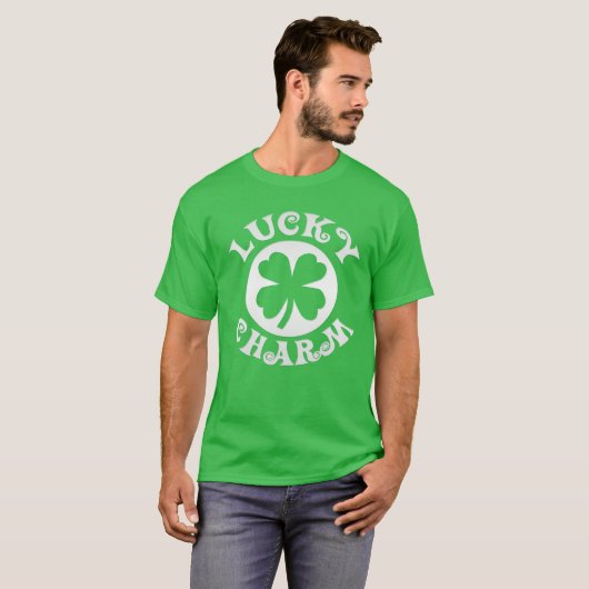 Lucky Charm, Ierse St. Patrick's Day T-shirt (Voorkant volledig)