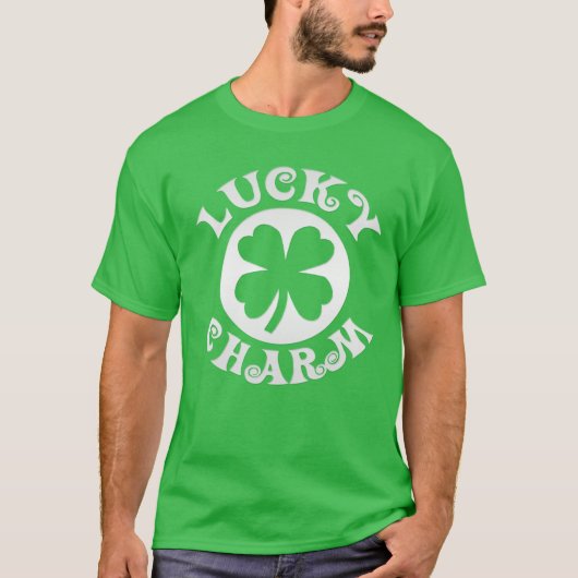 Lucky Charm, Ierse St. Patrick's Day T-shirt (Voorkant)
