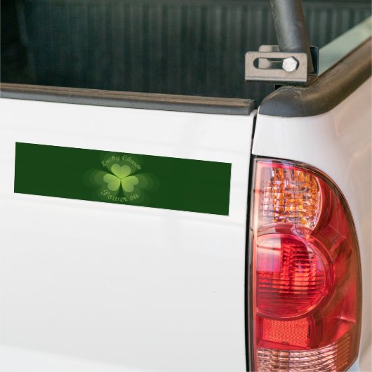 Lucky Charm ingeschakeld Bumpersticker (Op Truck)