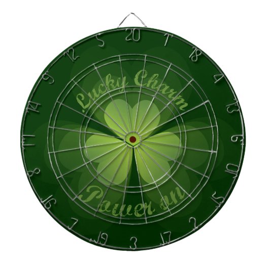 Lucky Charm ingeschakeld Dartbord (Voorkant)