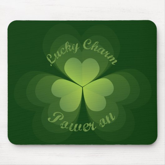 Lucky Charm ingeschakeld Muismat (Voorkant)