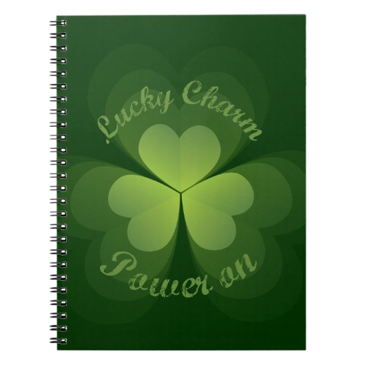 Lucky Charm ingeschakeld Notitieboek (Voorkant)