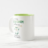 Lucky Charm Irish Baby shower Coffee Mok (Voorkant links)