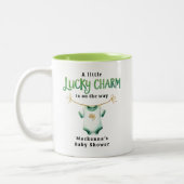 Lucky Charm Irish Baby shower Coffee Mok (Links)