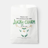 Lucky Charm Irish Baby shower Favorietentas Bedankzakje (Voorkant)