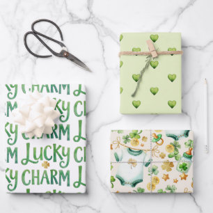 Lucky Charm Irish Baby shower Inpakpapier Vel