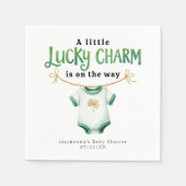 Lucky Charm Irish Baby shower Napkins Servet (Voorkant)