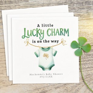 Lucky Charm Irish Baby shower Napkins Servet