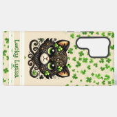 Lucky Charm Kat Custom Samsung Galaxy Hoesje (Achterkant horizontaal)