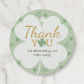 Lucky Charm Klavertje Favorlabels Bedankjes Labels (Voorkant)