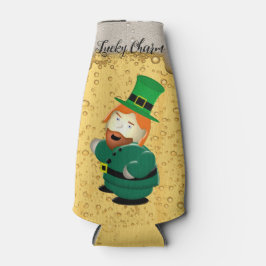 Lucky Charm Leprechaun Irish Bubble Golden Beer Flesjeskoeler