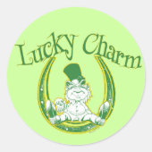 Lucky Charm Leprechaun Sticker (Voorkant)