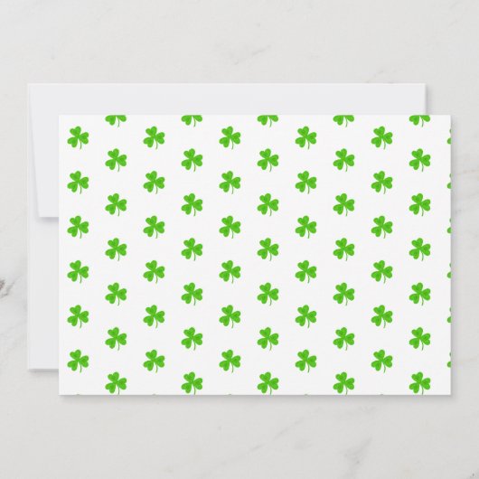 Lucky Charm, Lucky One St. Patricks Day Birthday Kaart (Achterkant)