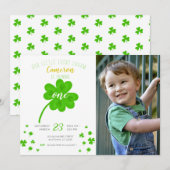 Lucky Charm, Lucky One St. Patricks Day Birthday Kaart (Voorkant / Achterkant)