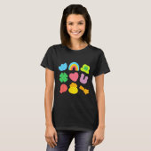 Lucky Charm Patricks Day Pot Met Goud Ierse Shamro T-shirt (Voorkant volledig)
