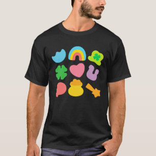 Lucky Charm Patricks Day Pot of Gold Irish Shamroc T-shirt