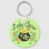 Lucky Charm Pot of Gold Sleutelhanger (Voorkant)