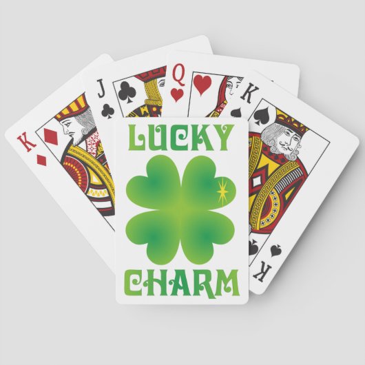 LUCKY CHARM~Pplaykaarten Speelkaarten (Achterkant)