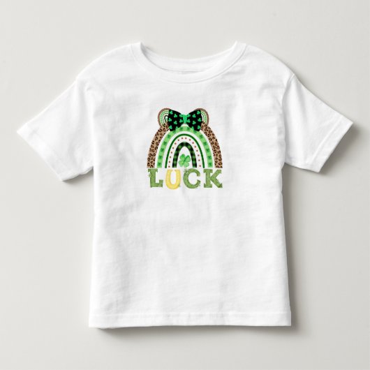 Lucky Charm Rainbow Kinder Shirts (Voorkant)