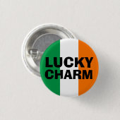 Lucky Charm Ronde Button 3,2 Cm (Voorkant /achterkant)