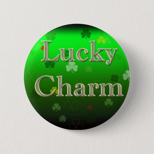 Lucky Charm Ronde Button 5,7 Cm (Voorkant)