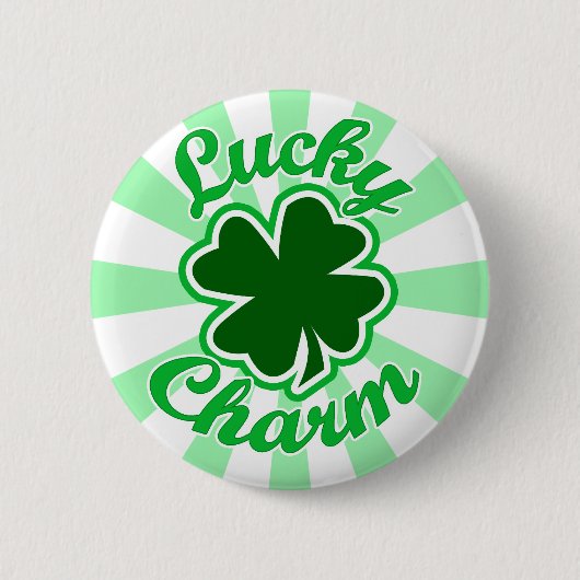 Lucky Charm Ronde Button 5,7 Cm (Voorkant)