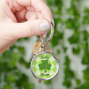 Lucky Charm Round Sleutelhanger