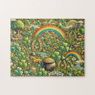 Lucky Charm Schatzoektocht, Verborgen Klavertjes Legpuzzel