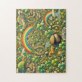 Lucky Charm Schatzoektocht, Verborgen Klavertjes Legpuzzel
