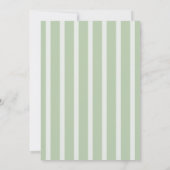 Lucky Charm Shamrock Baby Shower Uitnodiging (Achterkant)