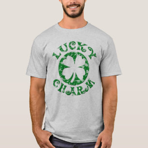 Lucky Charm Shamrock Green St. Patrick's Day T-Shi T-shirt