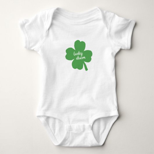 Lucky Charm Shamrock Irish Painting Kinder T-Shirt (Voorkant)