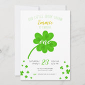 Lucky Charm Shamrock St. Patricks Day Verjaardag Kaart (Voorkant)