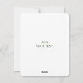 Lucky Charm Shamrocks Cute Happy Nieuwjaar Feestdagenkaart (Achterkant)