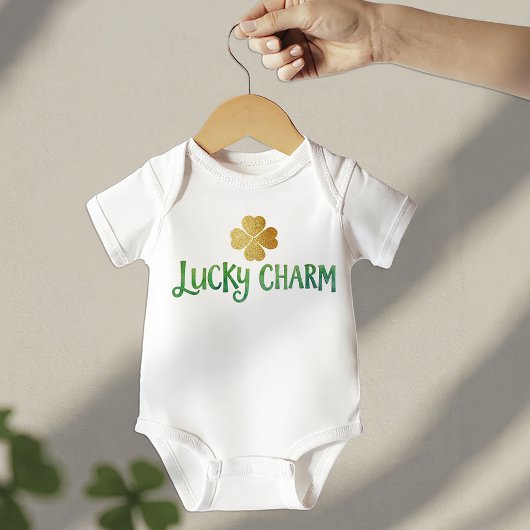 Lucky Charm St. Patrick's Baby Bodypakje Romper